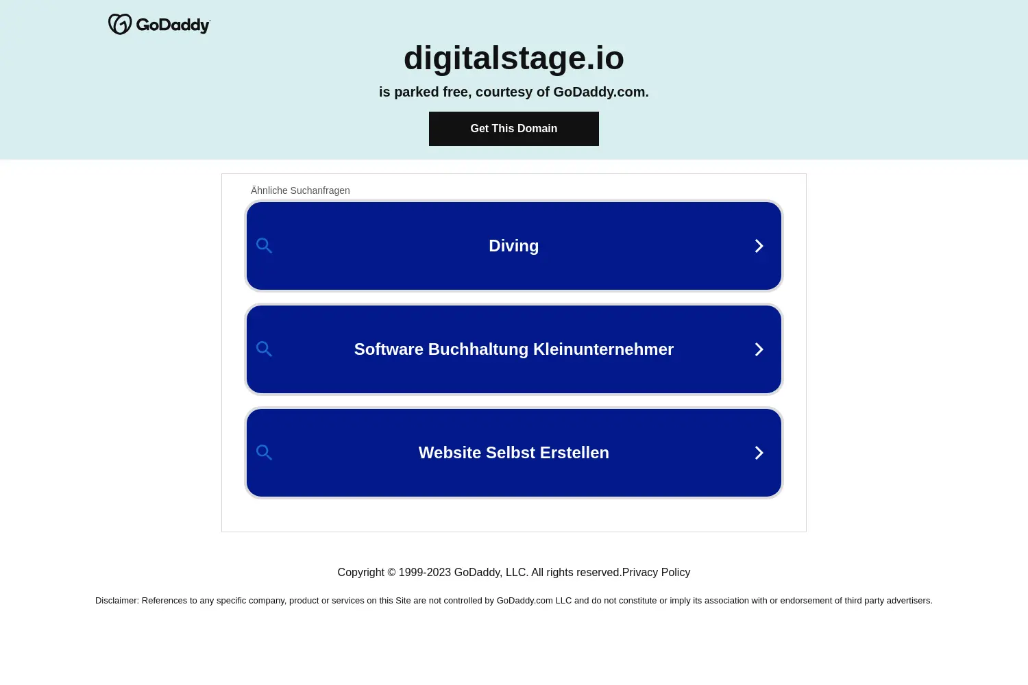 Website der Firma Digital Stage GmbH