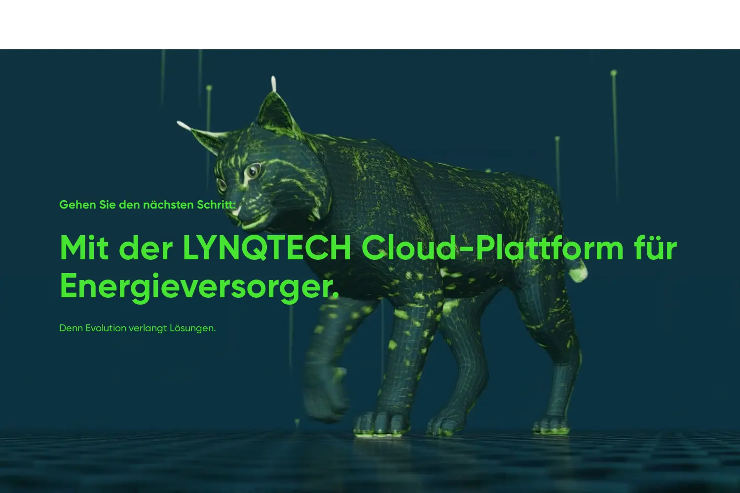 Website der Firma Lynqtech GmbH
