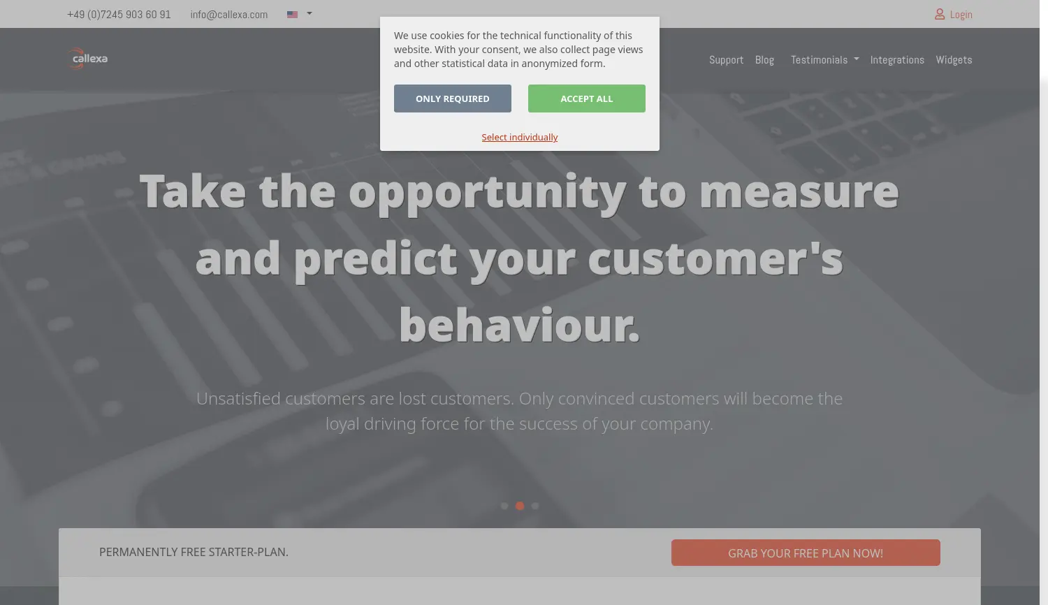 Website der Firma Copexa GmbH