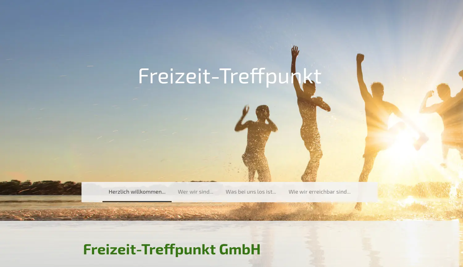 Website der Firma Freizeit-Treffpunkt GmbH