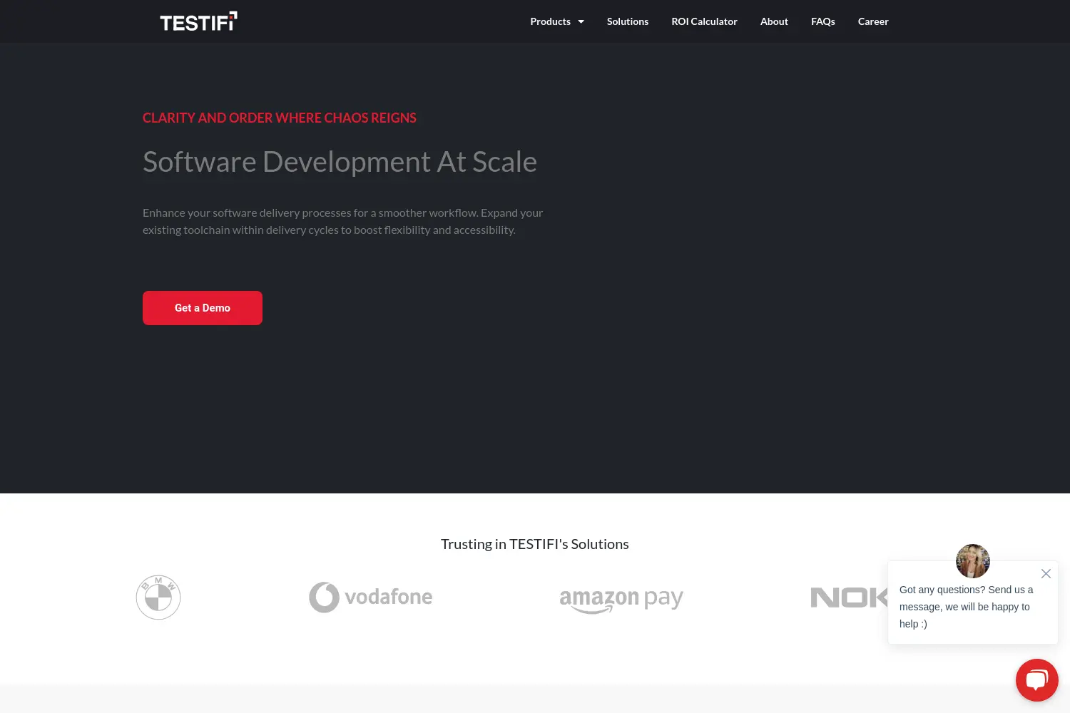 Website der Firma Testifi GmbH