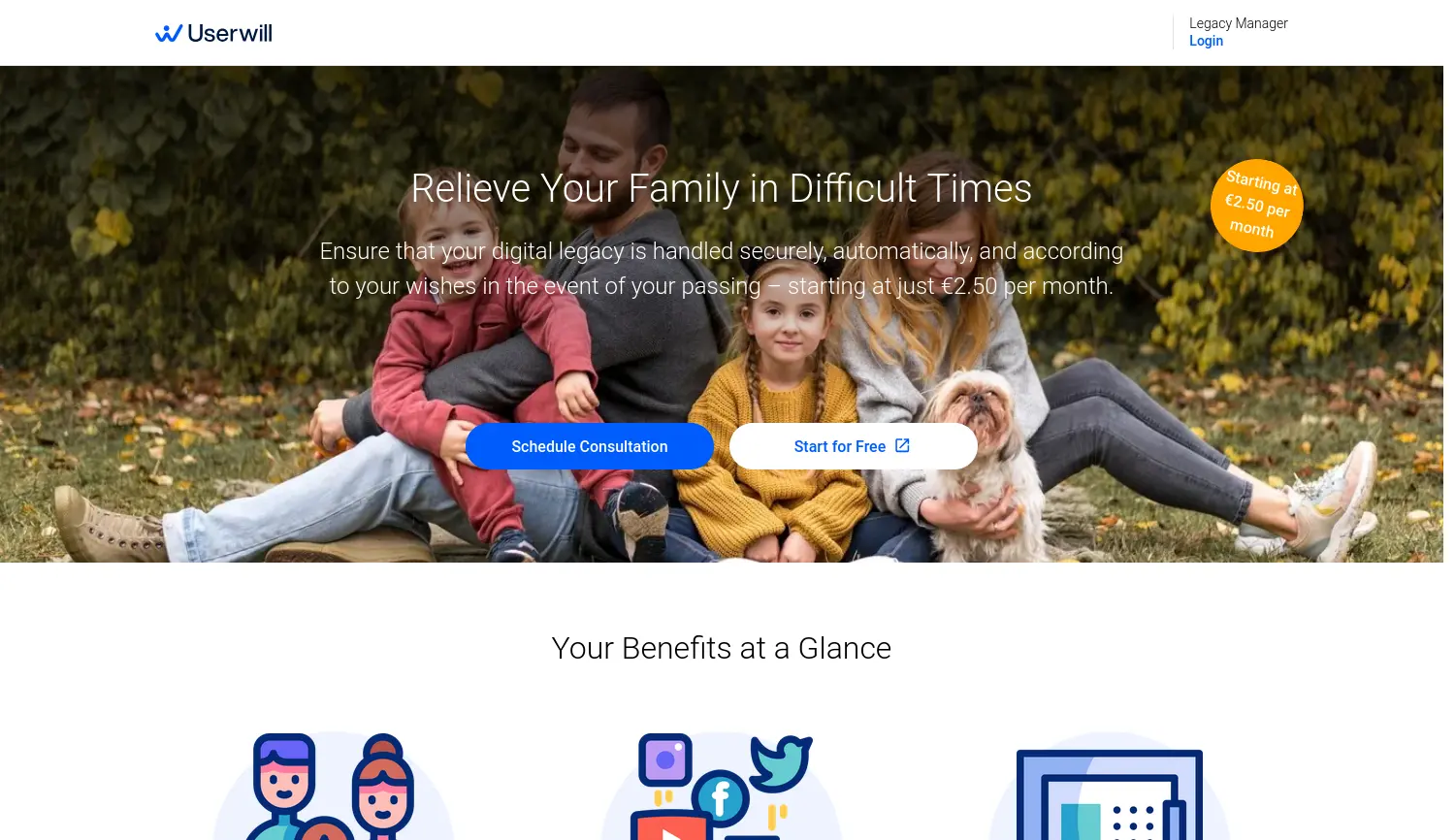 Website der Firma Userwill GmbH