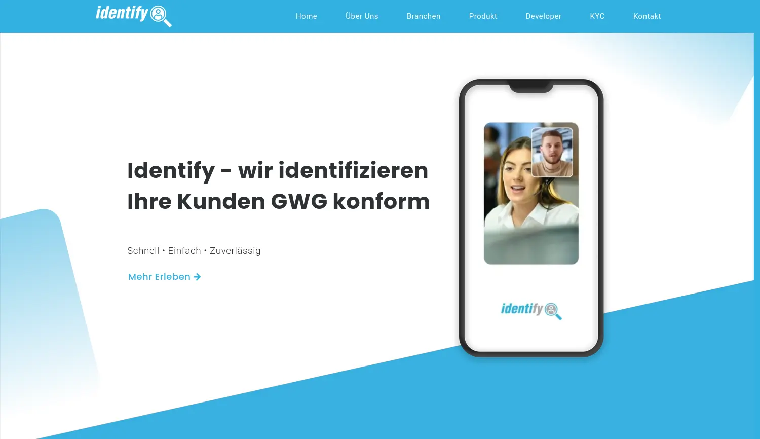 Website der Firma identify