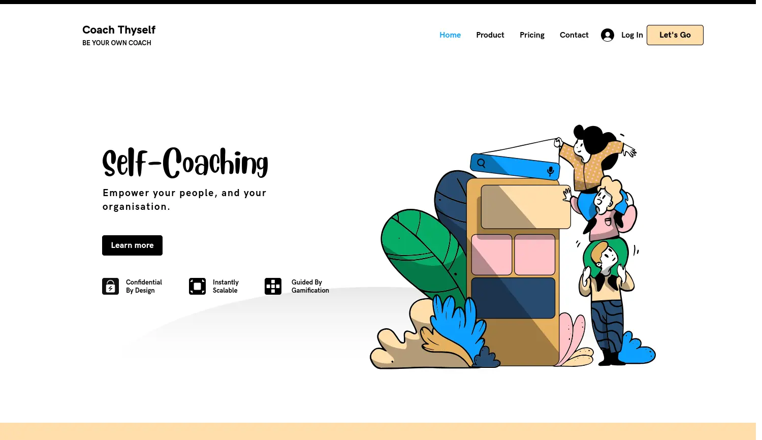 Website der Firma COACH THYSELF GmbH