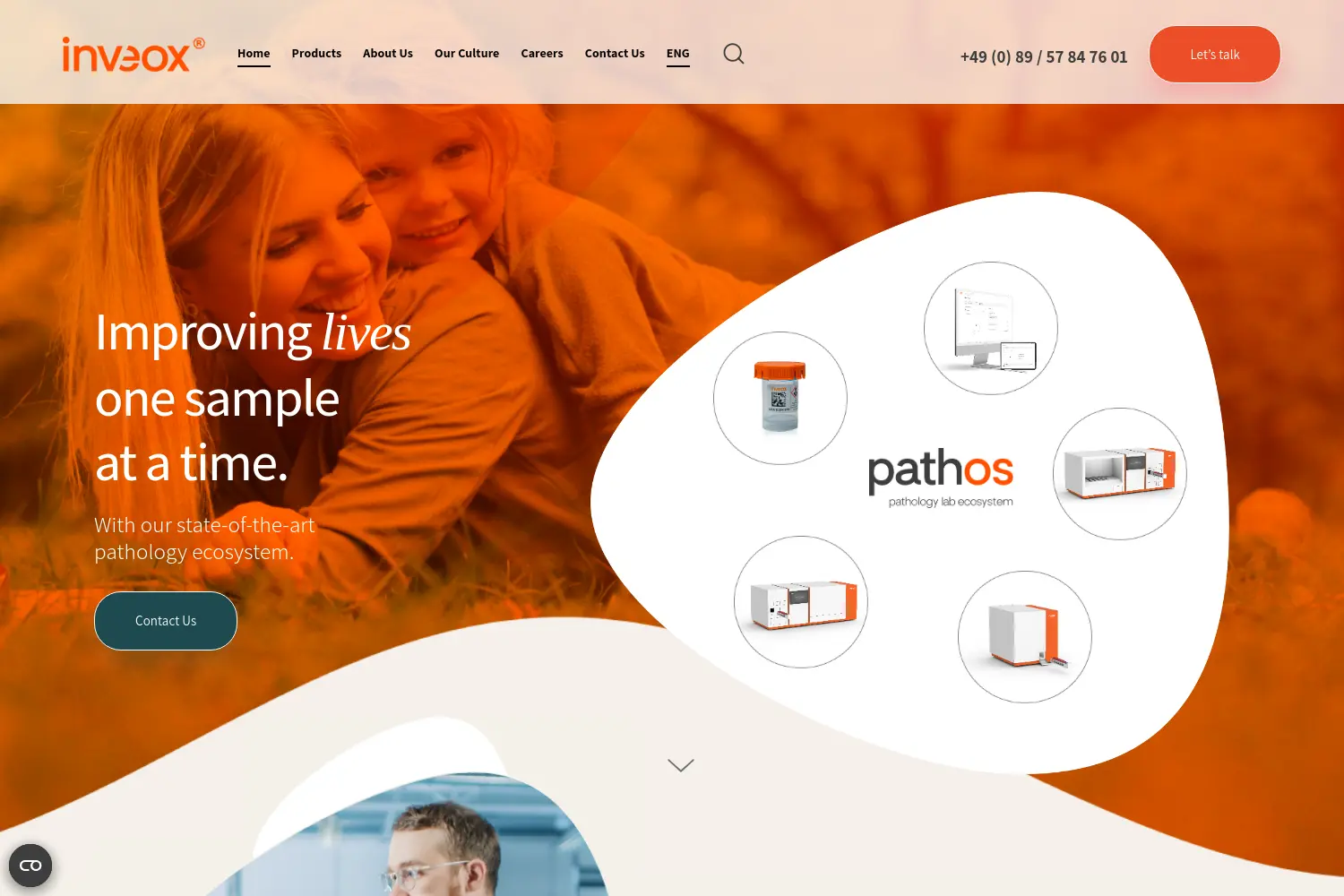 Website der Firma inveox GmbH