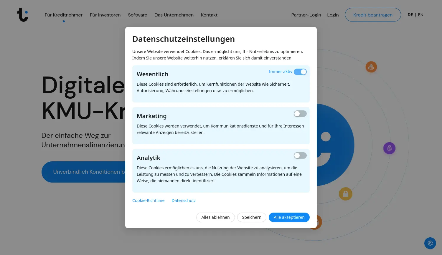 Website der Firma Teylor AG