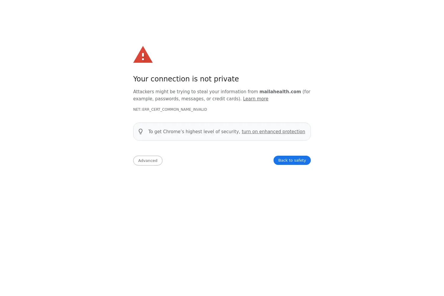 Website der Firma Maila Health GmbH