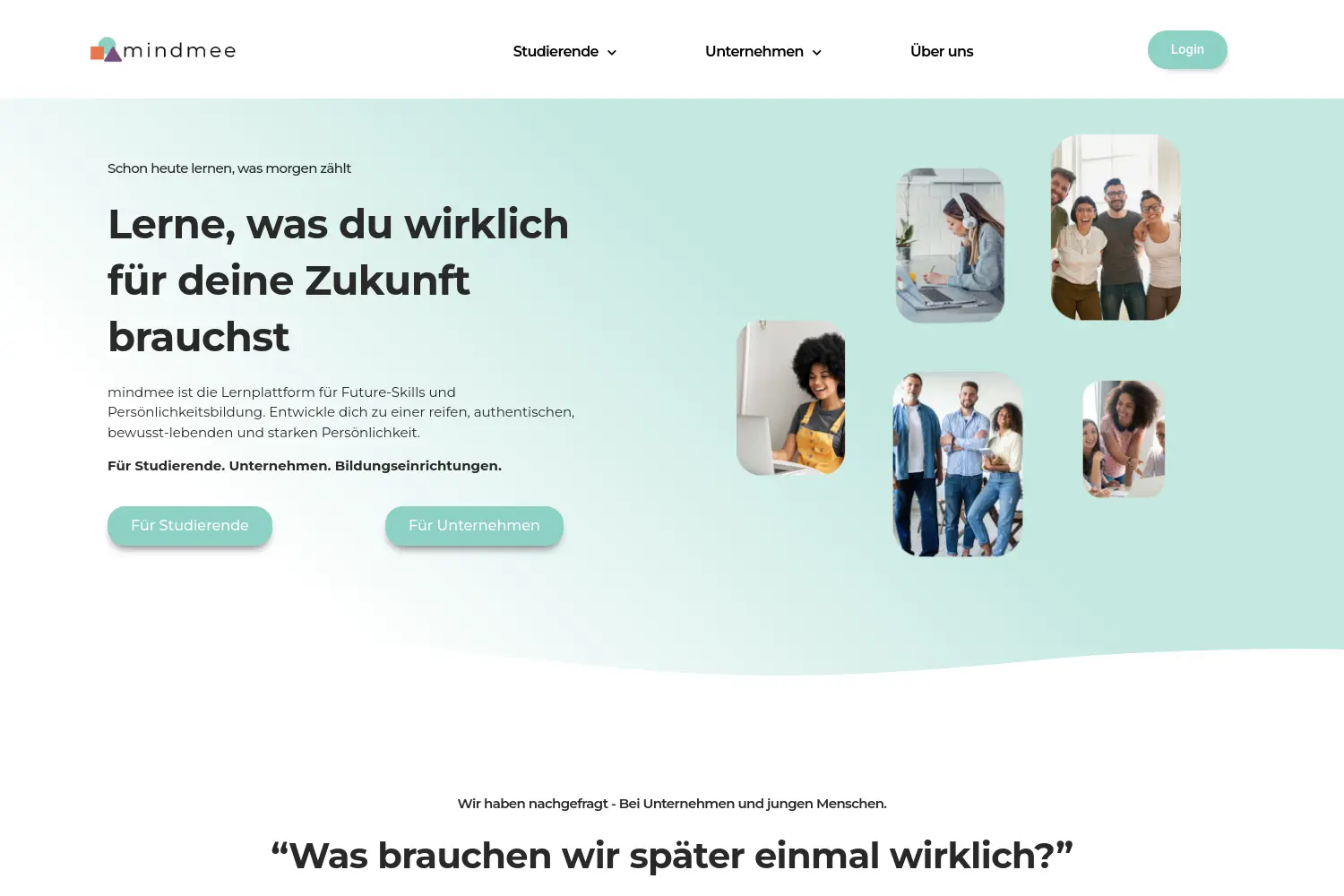 Website der Firma mindmee