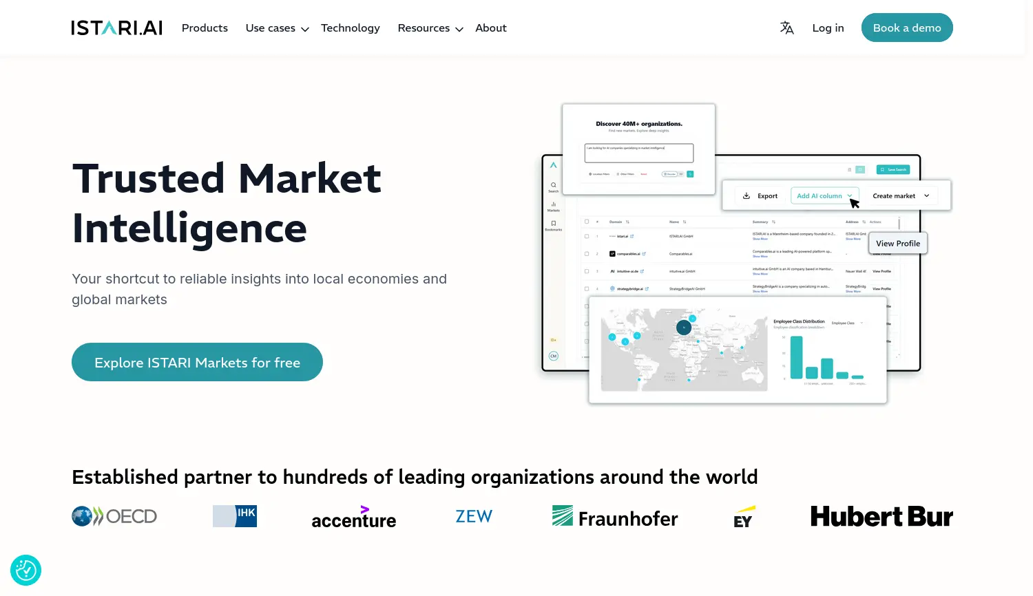 Website der Firma istari.ai