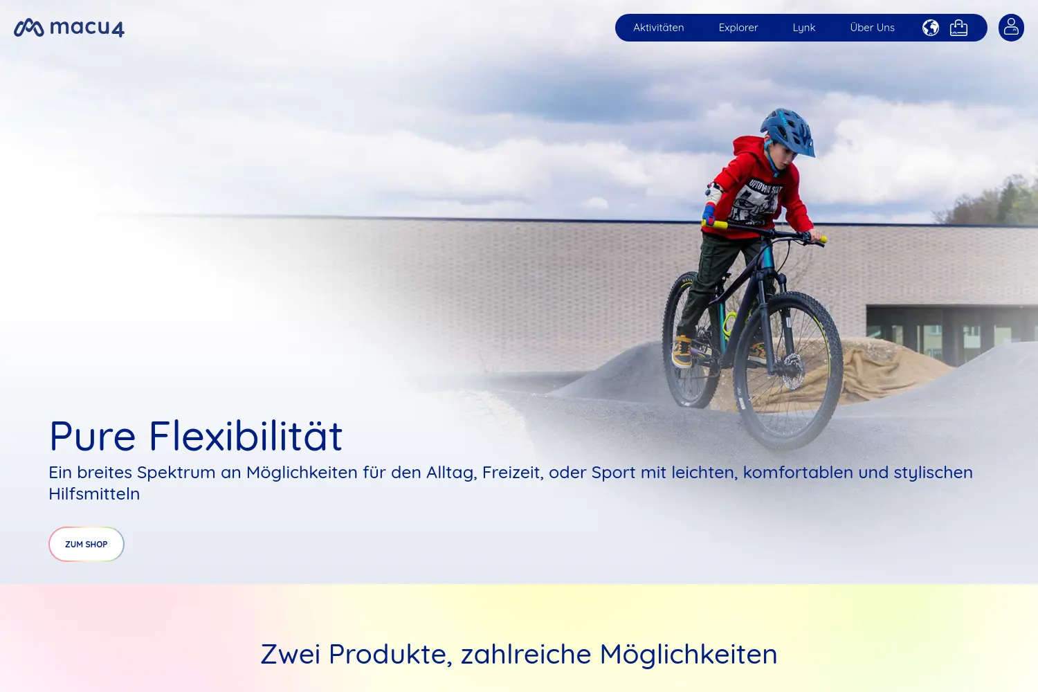 Website der Firma macu4 AG