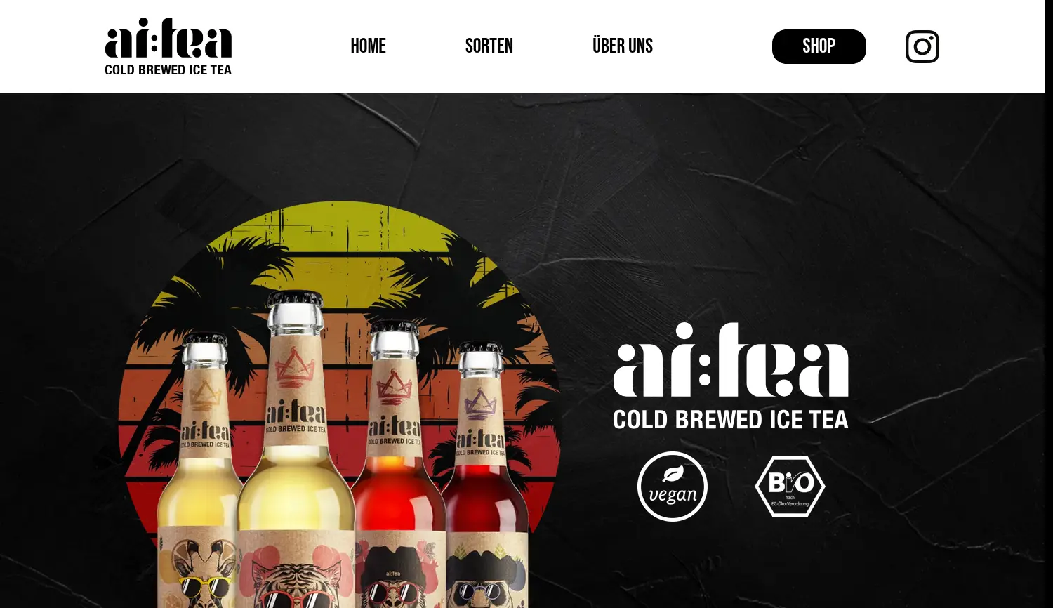 Website der Firma just green GmbH