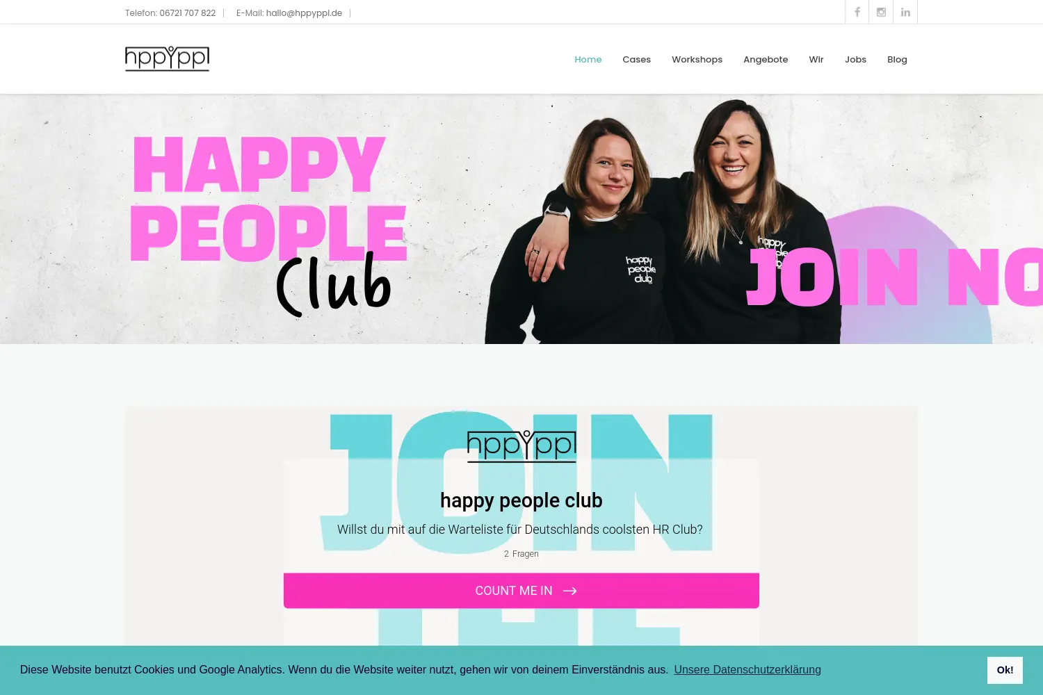 Website der Firma hppyppl