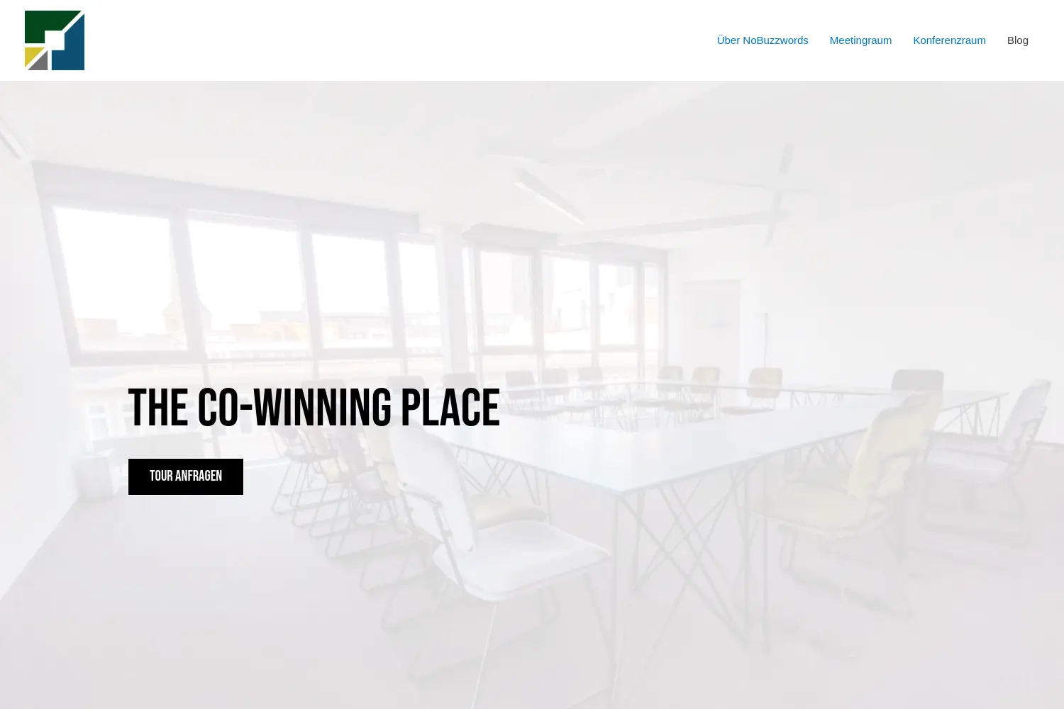 Website der Firma NoBuzzwords Space
