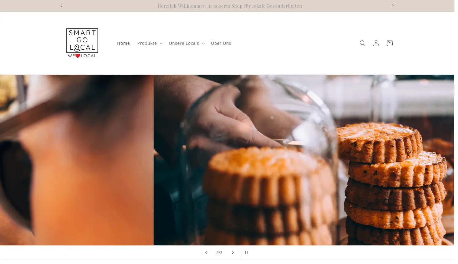 Website der Firma Smart-Go-Local