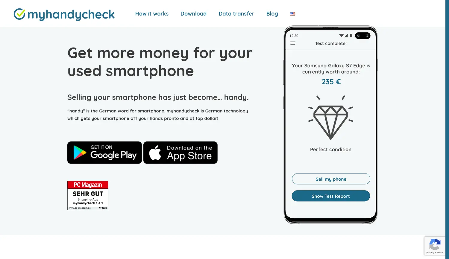 Website der Firma myhandycheck