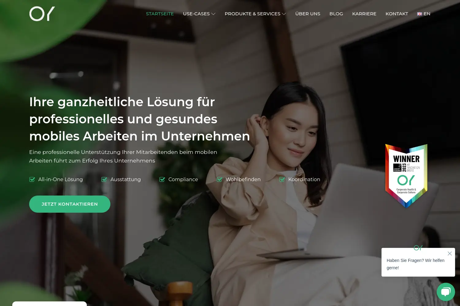 Website der Firma onyo