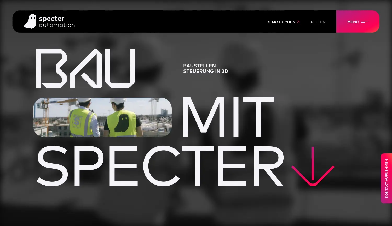 Website der Firma specter automation