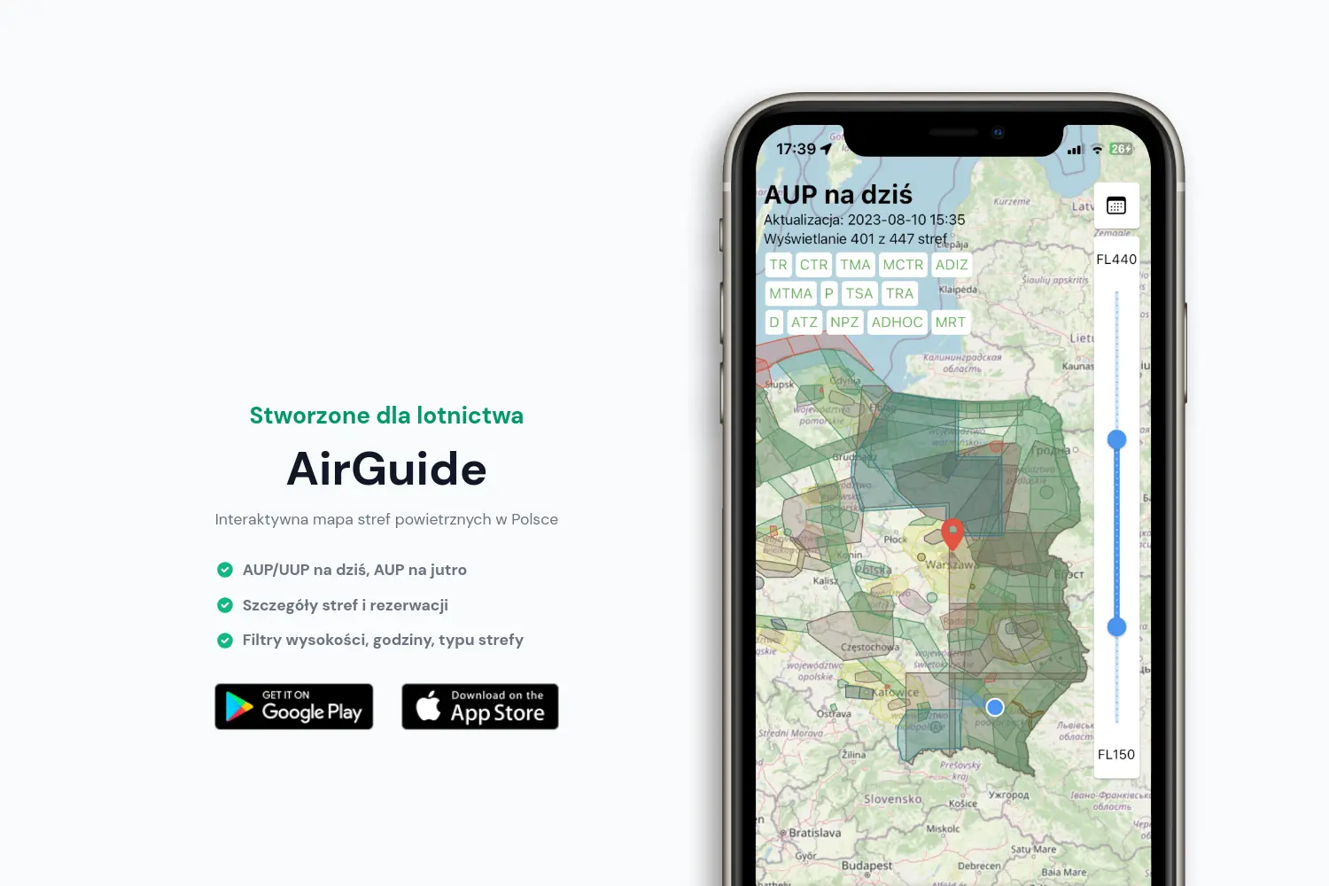 Website der Firma Airguide GmbH