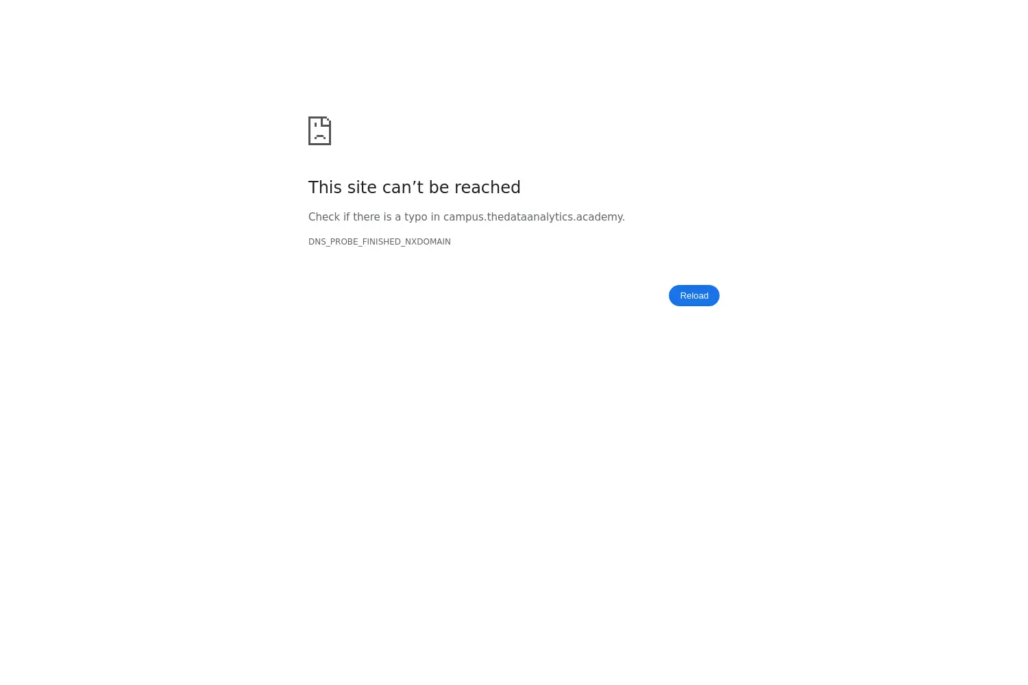Website der Firma The Data & Analytics iG