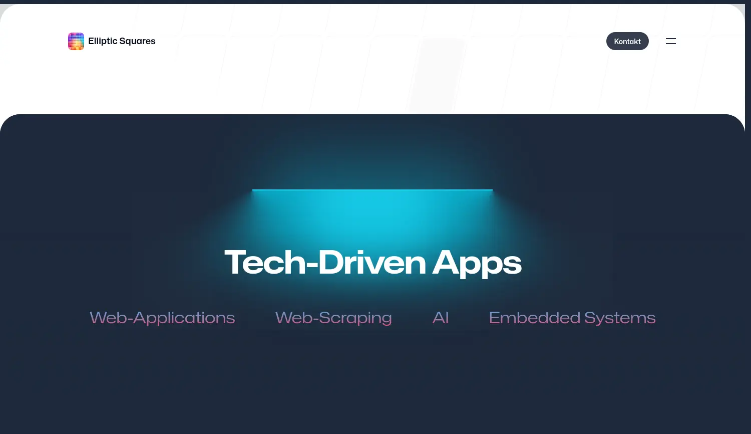 Website der Firma Elliptic Squares UG (haftungsbeschränkt)