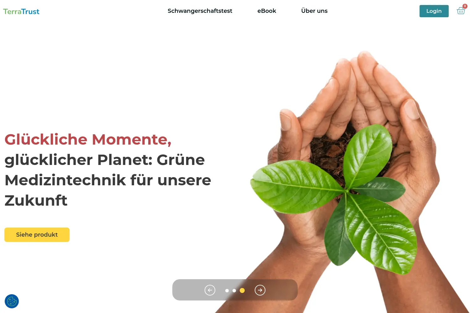 Website der Firma Zamann Pharma support GmbH