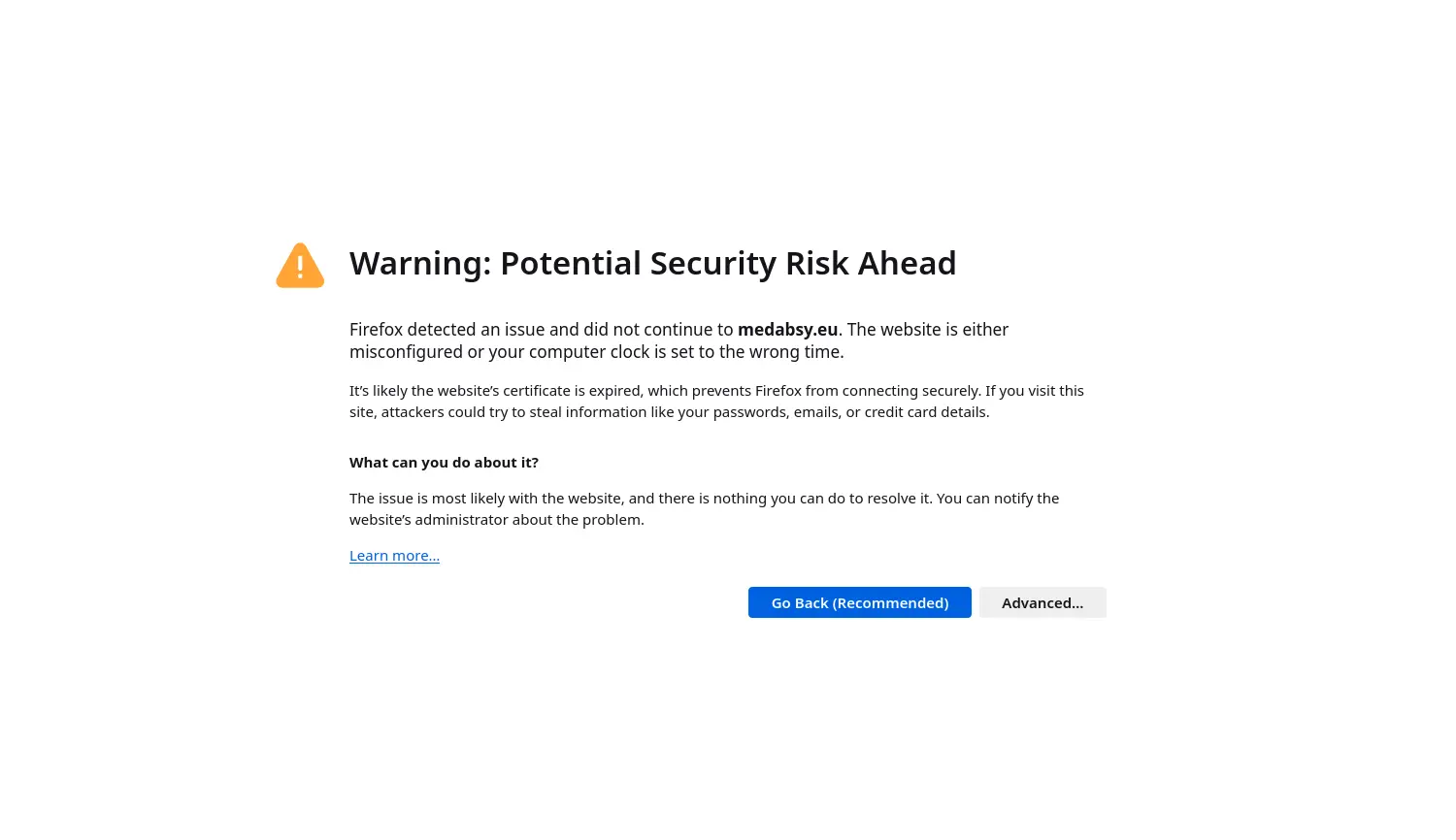 Website der Firma Medabsy UG (haftungsbeschränkt)