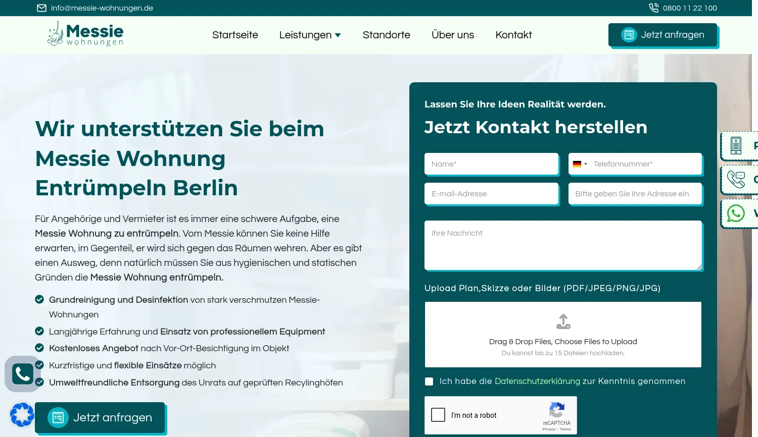 Website der Firma GmbH