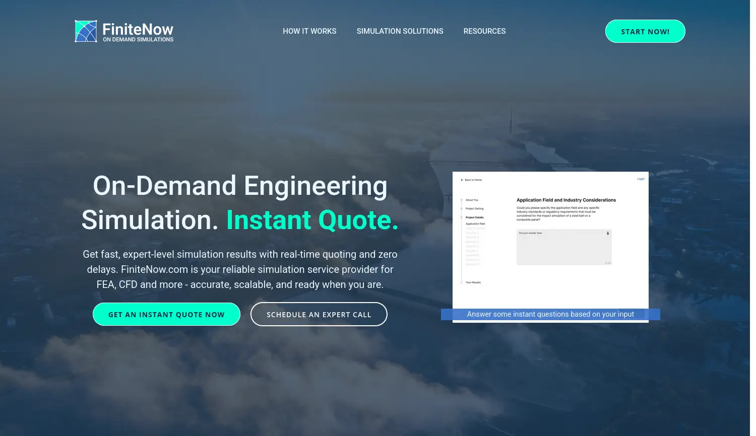 Website der Firma FiniteNow GmbH