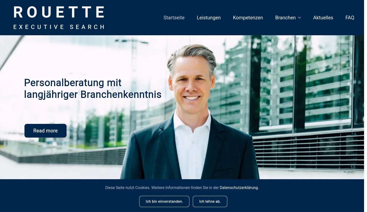 Website der Firma ROUETTE EXECUTIVE SEARCH - Personalberatung - Headhunting