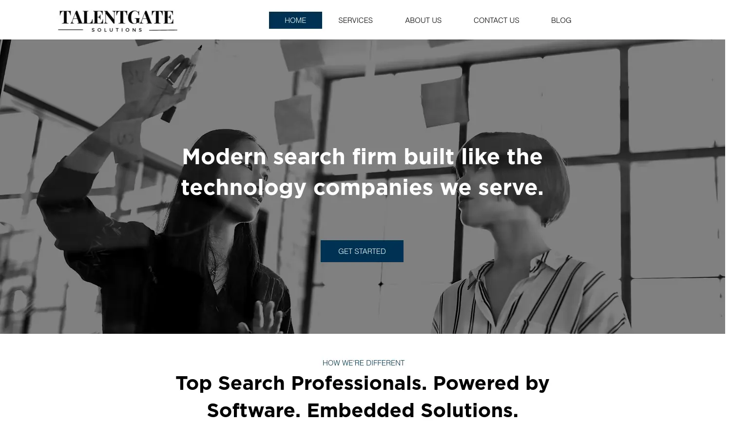 Website der Firma All About Talent GmbH