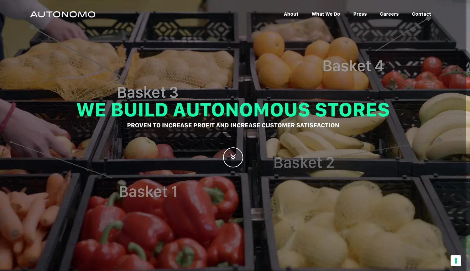 Website der Firma Autonomo GmbH