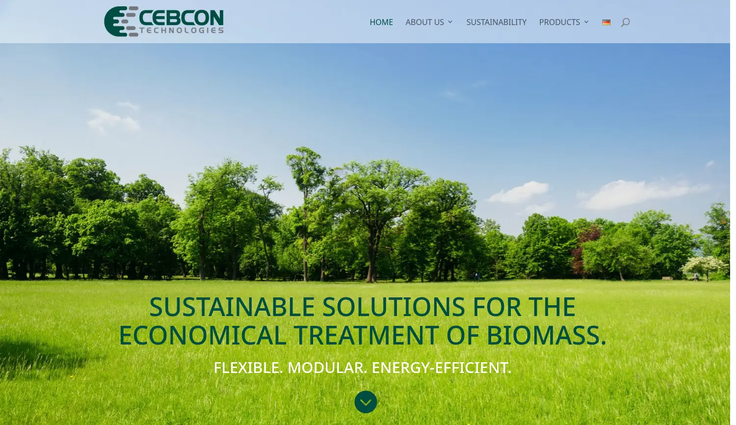 Website der Firma CEBCON Technologies GmbH