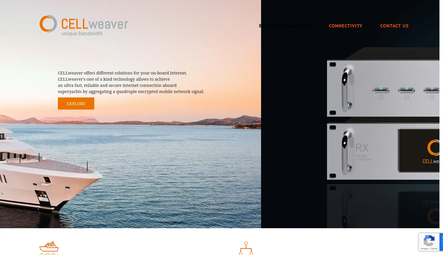 Website der Firma CELLweaver GmbH & Co. KG