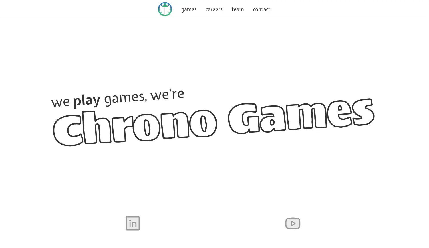 Website der Firma Chrono Games