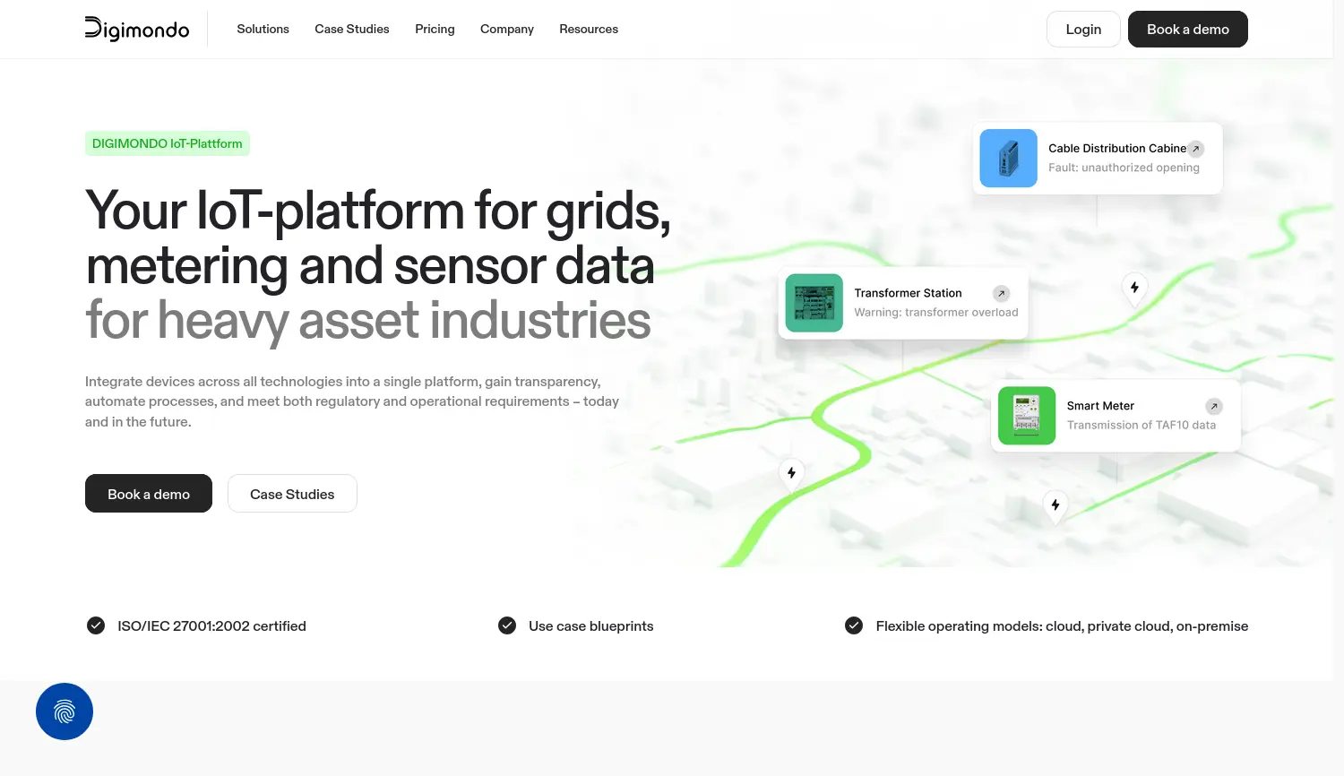 Website der Firma DIGIMONDO GmbH