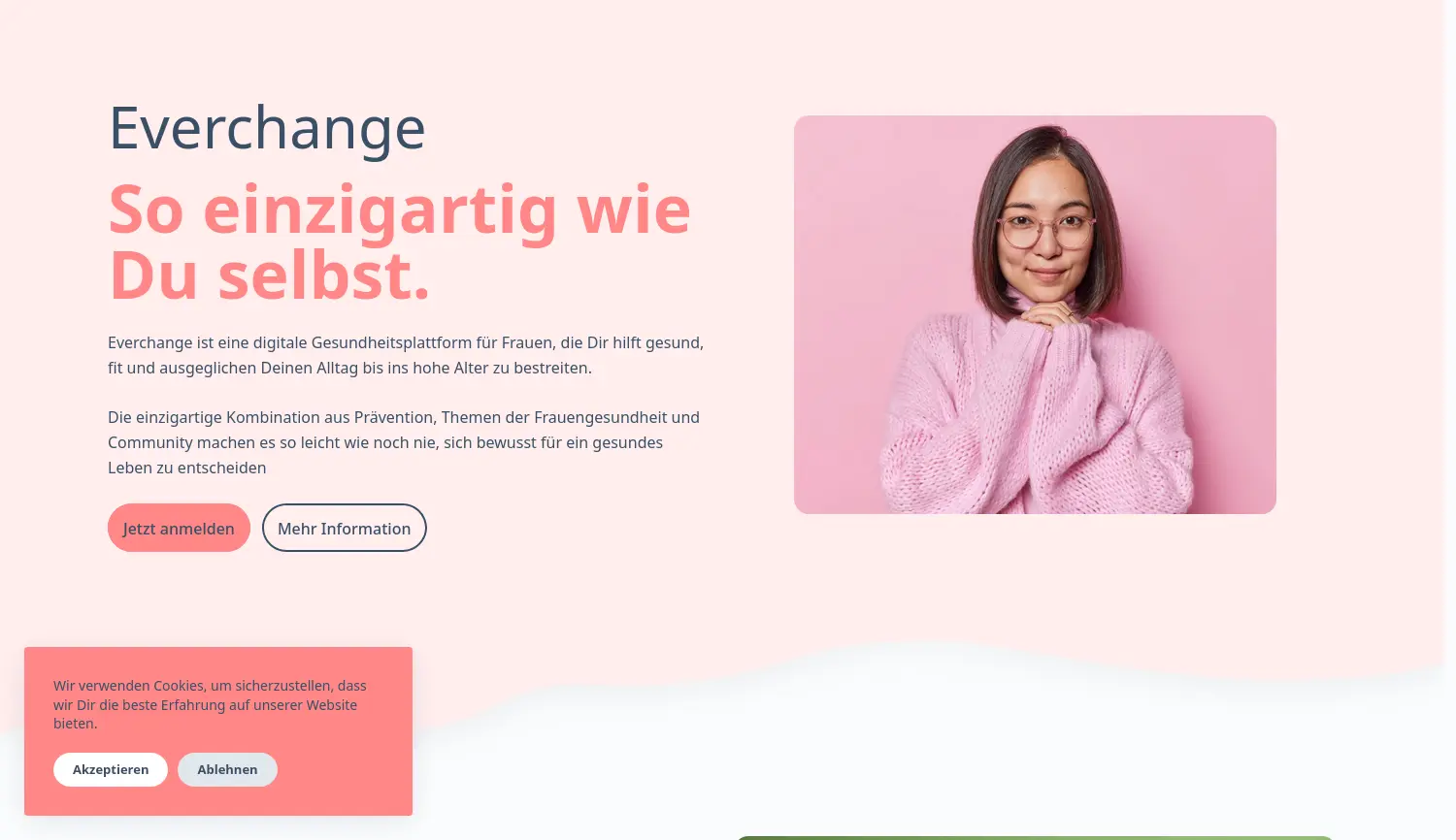 Website der Firma EVERCHANGE UG (haftungsbeschränkt)