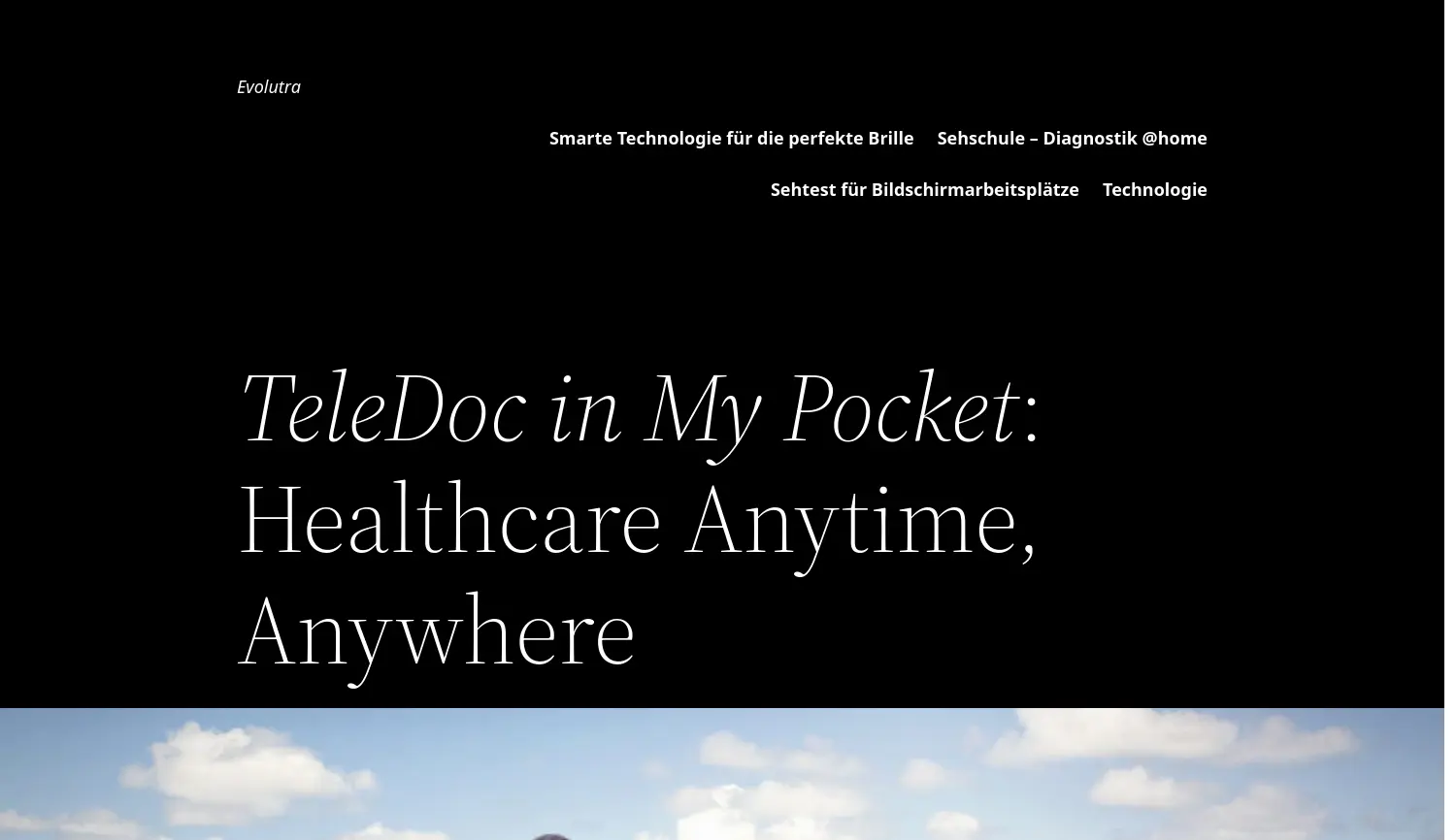 Website der Firma Evolutra UG