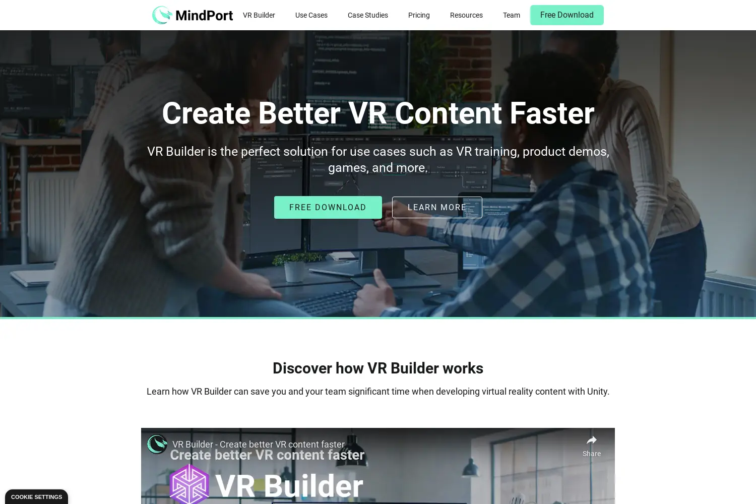Website der Firma MindPort GmbH