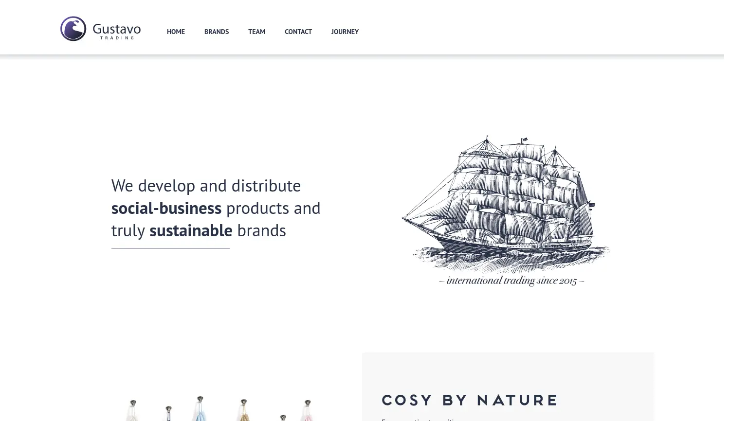 Website der Firma Gustavo Trading GmbH & Co. KG