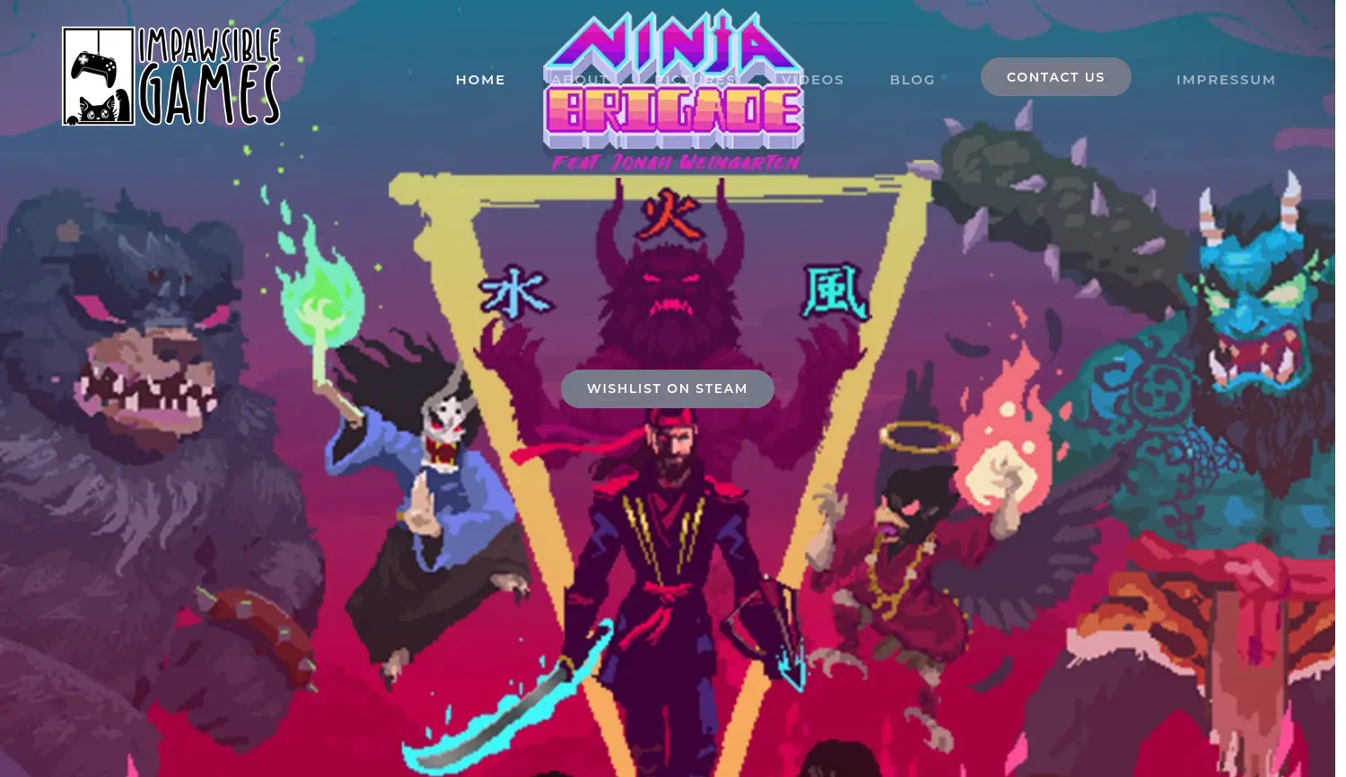 Website der Firma Impawsible Games UG (haftungsbeschränkt)