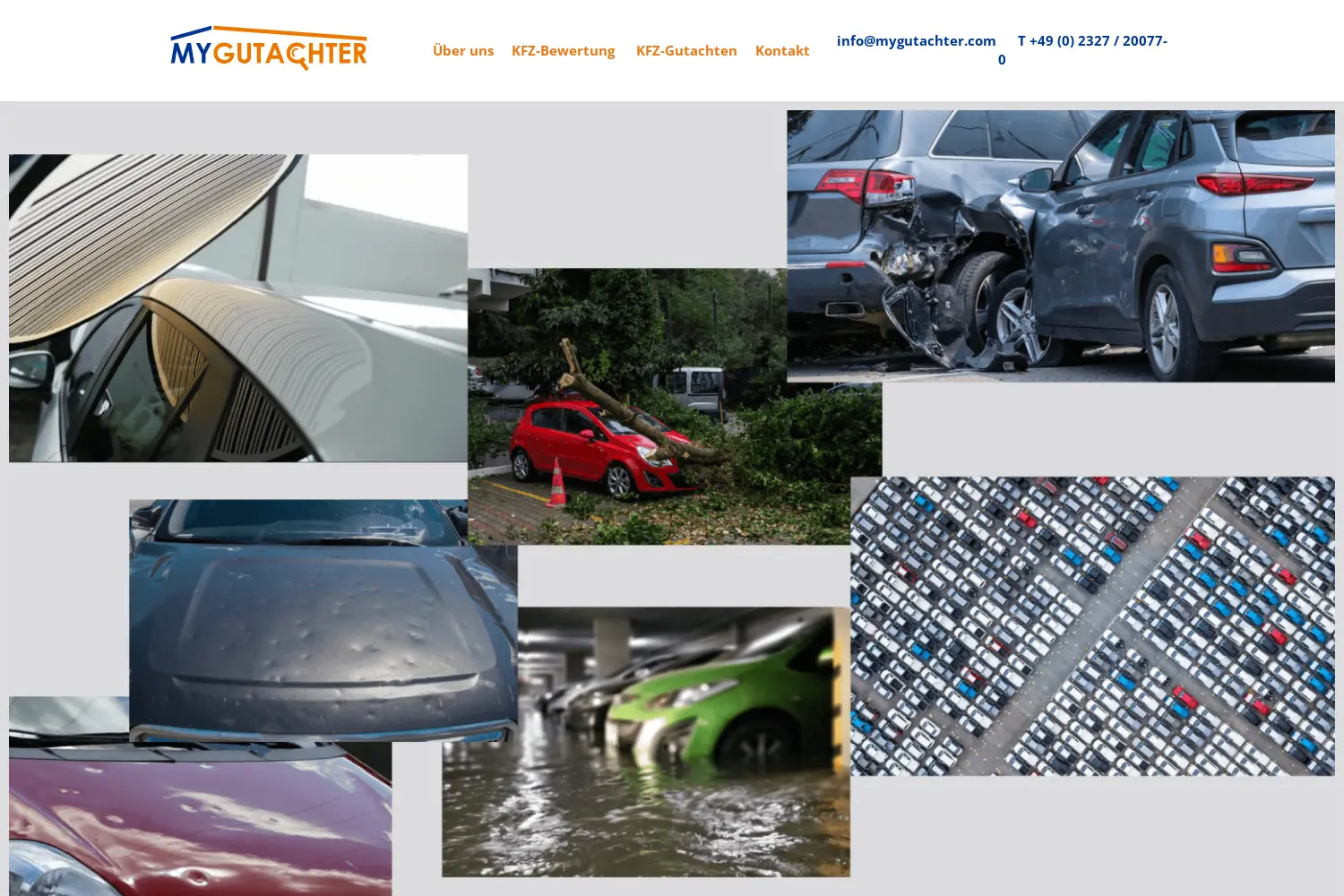 Website der Firma MyGutachter GmbH