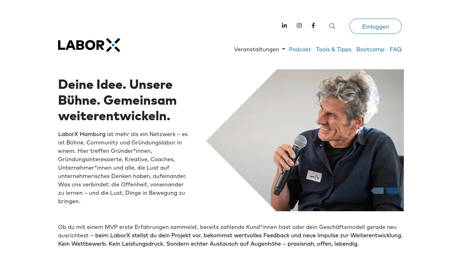 Website der Firma EVEREST GmbH