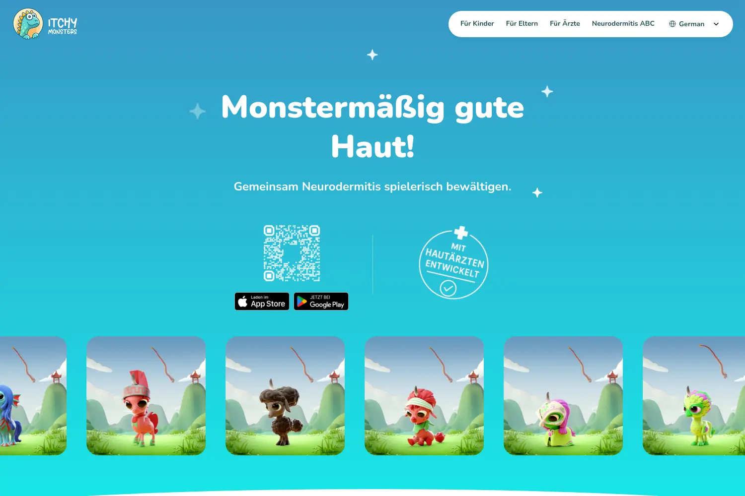 Website der Firma MonsterShack UG (haftungsbeschränkt)
