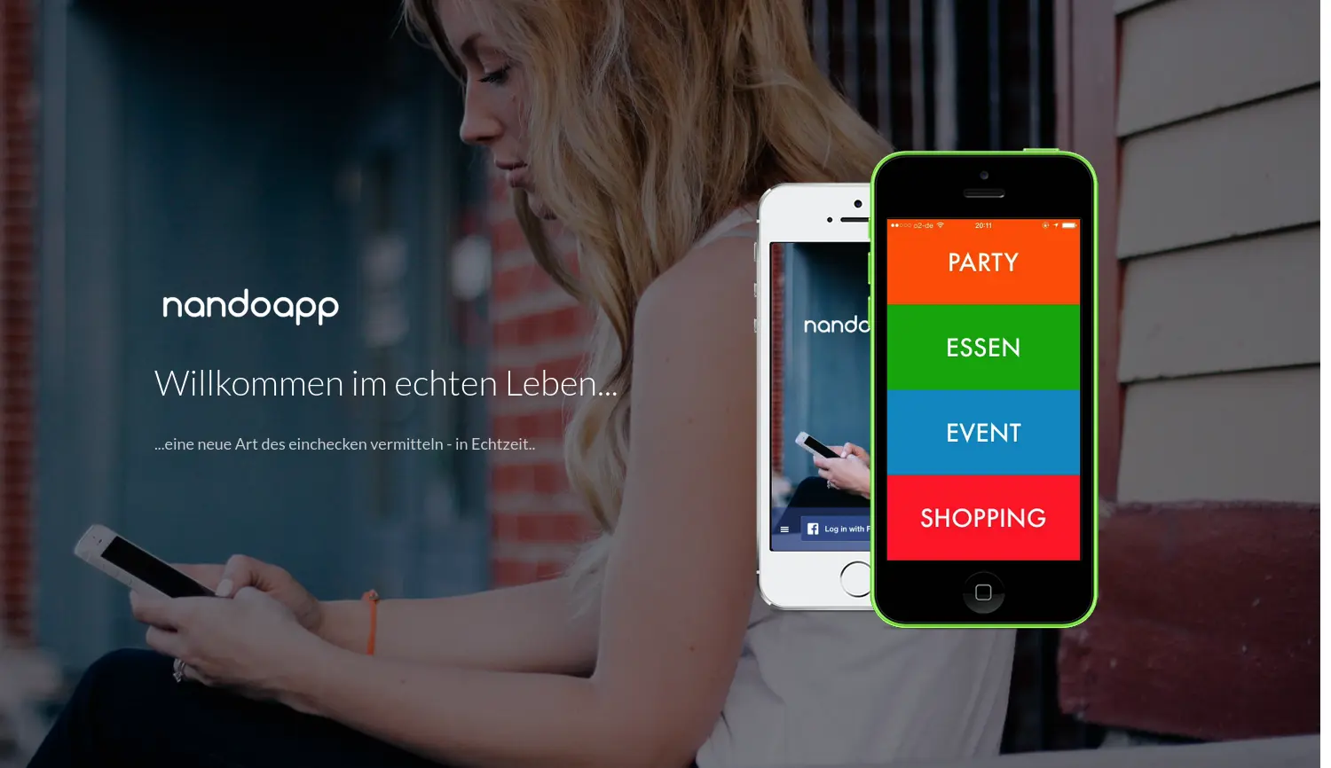 Website der Firma Nandoapp.Com