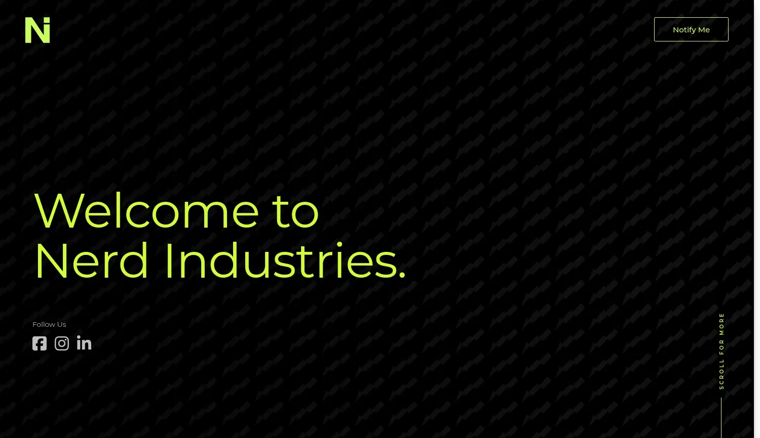 Website der Firma Nerdindustries GmbH