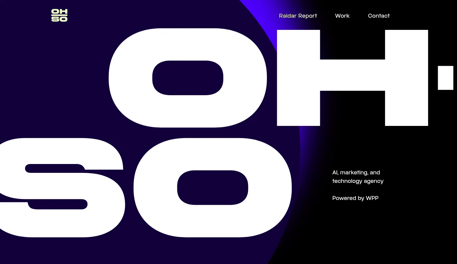 Website der Firma OH–SO Digital GmbH