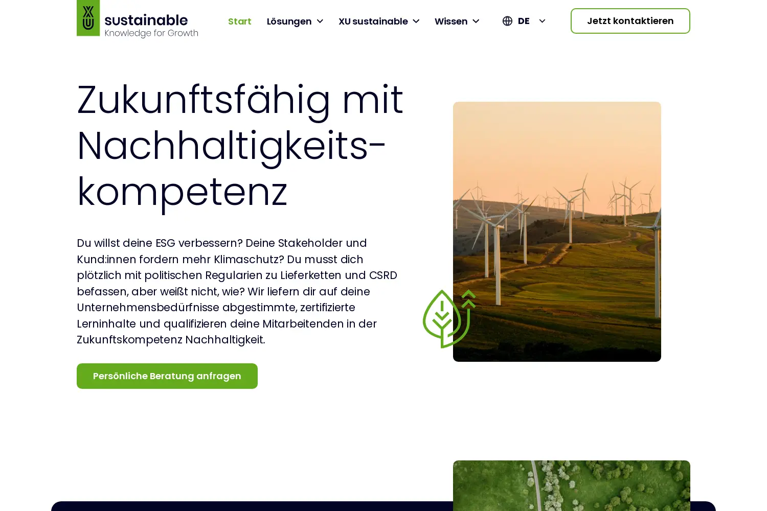 Website der Firma XU Group GmbH