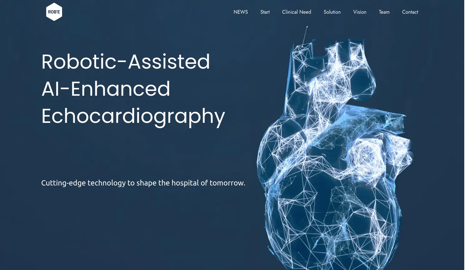 Website der Firma ROB'E GmbH