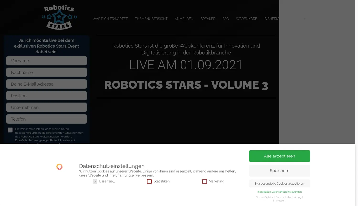 Website der Firma OnlineMarketing.de GmbH
