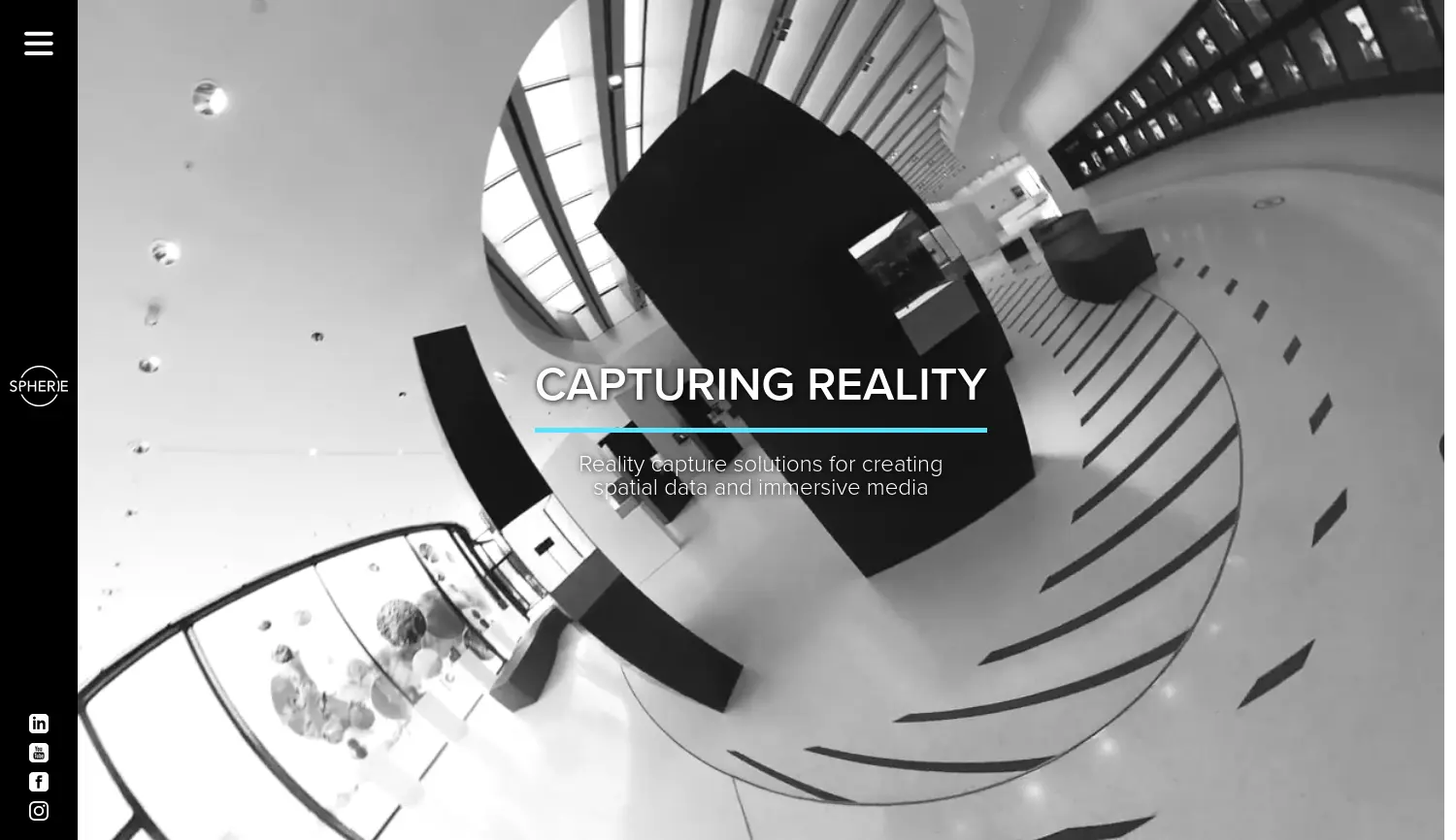 Website der Firma SPHERIE GmbH